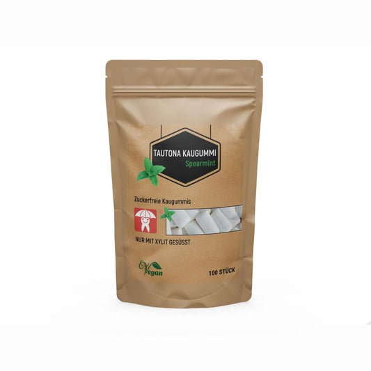 Xylit Kaugummi – zuckerfreier Kaugummi mit Krauseminze 100 Stk.